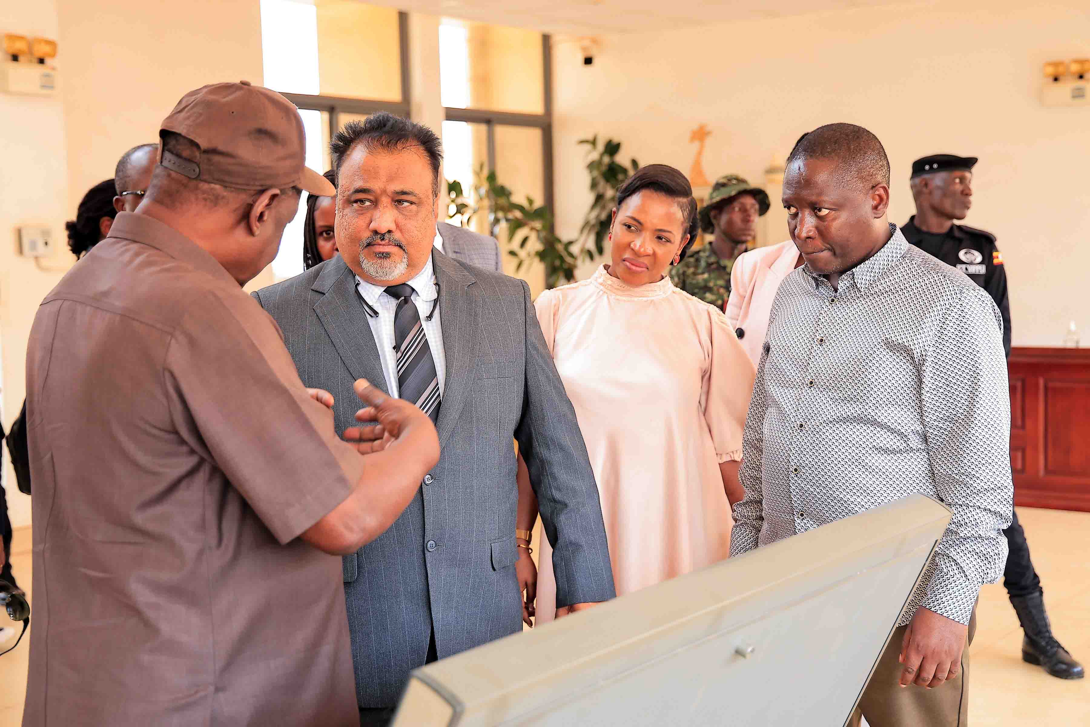 Presidential CEO Forum delegation during the UIRI Namanve visit